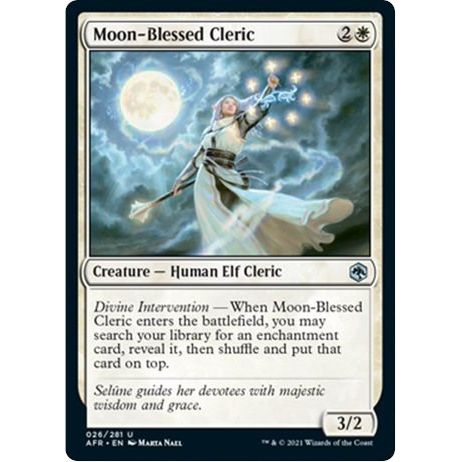 Image for Moon-Blessed Cleric (26) (AFR) - Magic: The Gathering