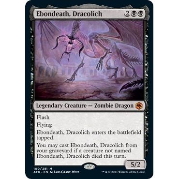 Image for Ebondeath, Dracolich (100) (AFR) - Magic: The Gathering