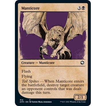 Image for Manticore (Showcase) (314) (AFR) - Magic: The Gathering