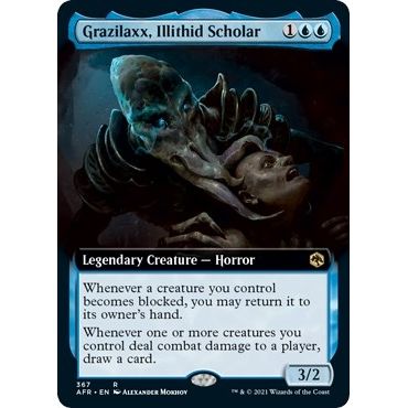 Image for Grazilaxx, Illithid Scholar (Extended Art) (367) (AFR) - Magic: The Gathering