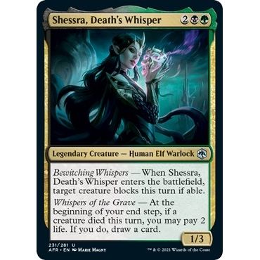 Image for Shessra, Death's Whisper (231) (AFR) - Magic: The Gathering