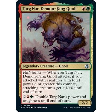 Image for Targ Nar, Demon-Fang Gnoll (234) (AFR) - Magic: The Gathering
