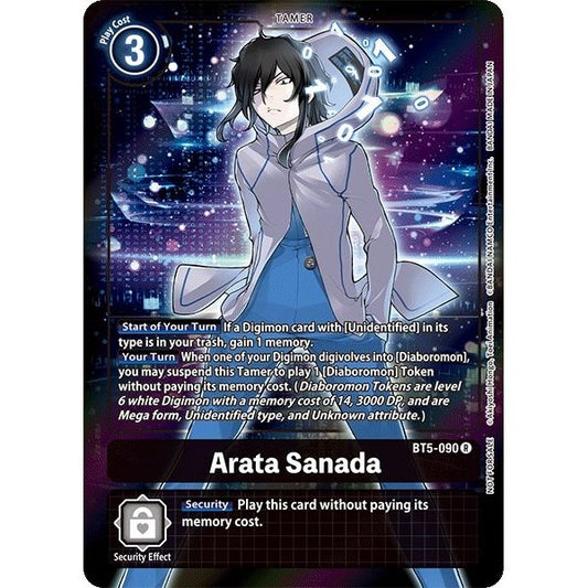 Image for Arata Sanada (Box Topper) (BT5-090 R) (BT05) - Digimon Card Game