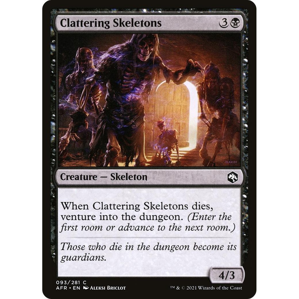 Image for Clattering Skeletons (93) (AFR) - Magic: The Gathering