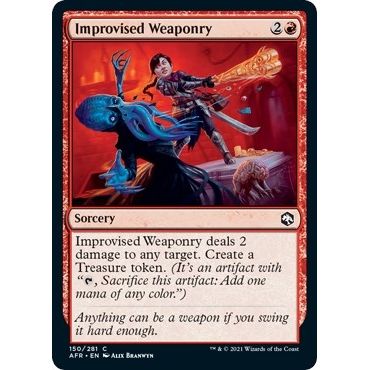 Image for Improvised Weaponry (150) (AFR) - Magic: The Gathering