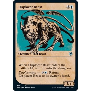 Image for Displacer Beast (Showcase) (305) (AFR) - Magic: The Gathering