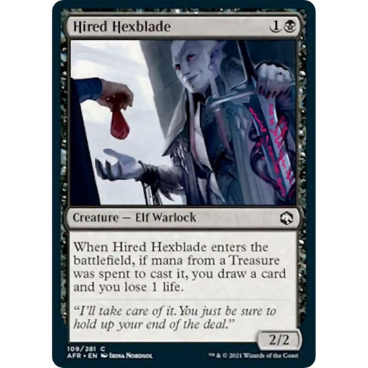 Image for Hired Hexblade (109) (AFR) - Magic: The Gathering