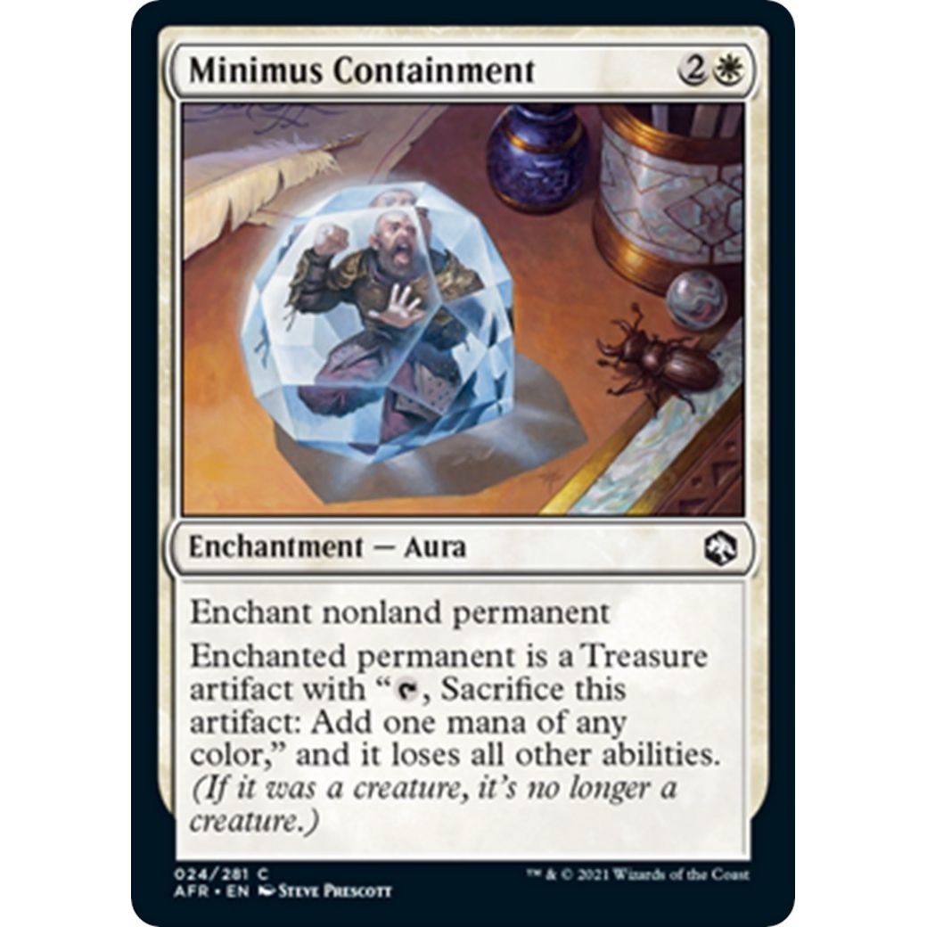 Image for Minimus Containment (24) (AFR) - Magic: The Gathering