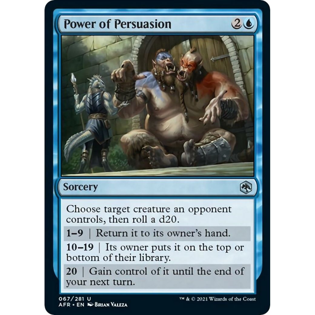 Image for Power of Persuasion (67) (AFR) - Magic: The Gathering