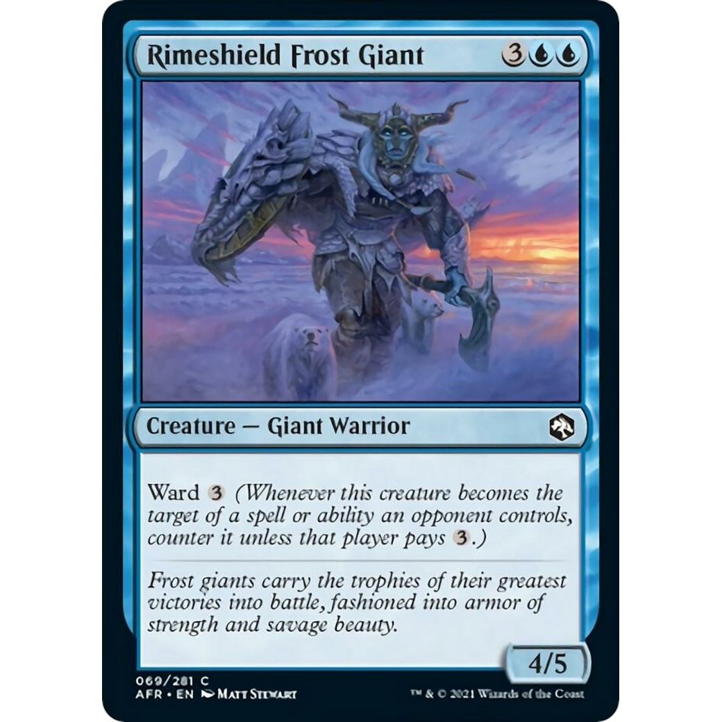Image for Rimeshield Frost Giant (69) (AFR) - Magic: The Gathering