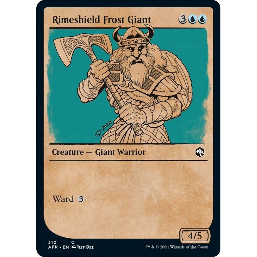 Image for Rimeshield Frost Giant (Showcase) (310) (AFR) - Magic: The Gathering