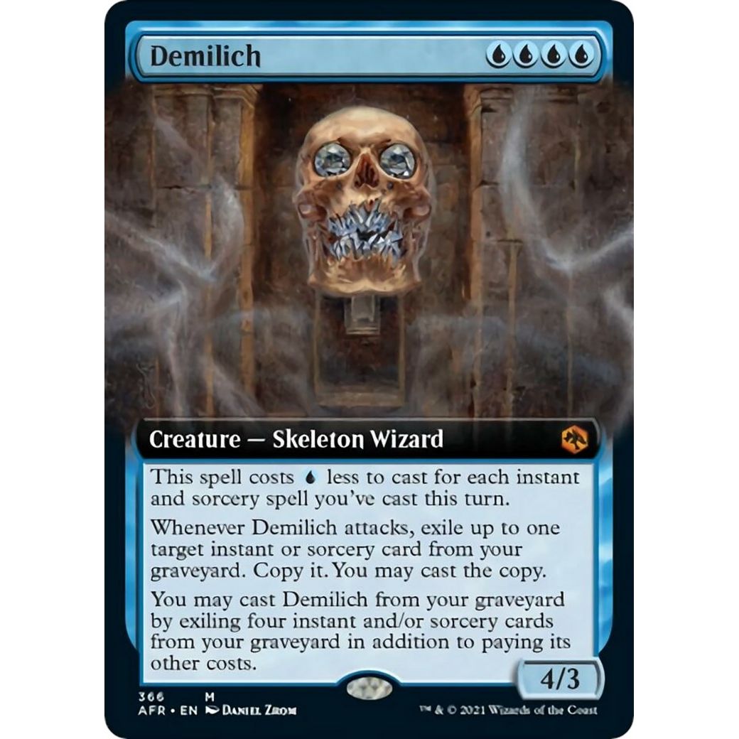 Image for Demilich (Extended Art) (366) (AFR) - Magic: The Gathering