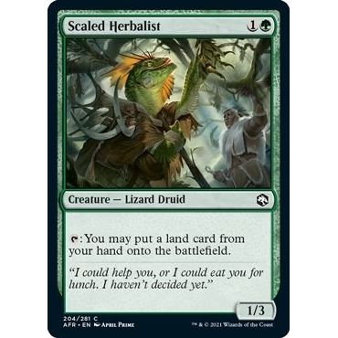 Image for Scaled Herbalist (204) (AFR) - Magic: The Gathering