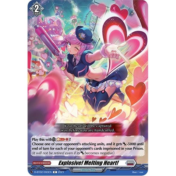 Image for Explosive! Melting Heart! (D-BT02/093EN) (D-BT02) - Cardfight Vanguard