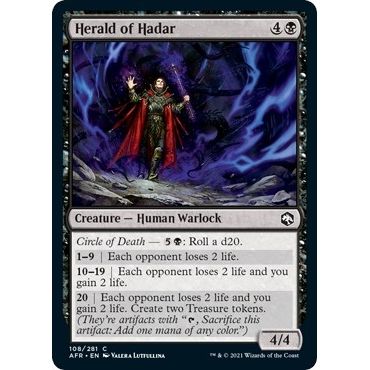 Image for Herald of Hadar (108) (AFR) - Magic: The Gathering
