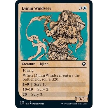 Image for Djinni Windseer (Showcase) (306) (AFR) - Magic: The Gathering