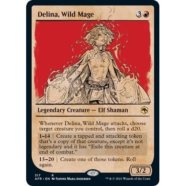 Image for Delina, Wild Mage (Showcase) (317) (AFR) - Magic: The Gathering