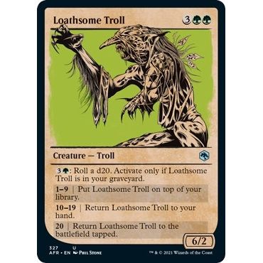 Image for Loathsome Troll (Showcase) (327) (AFR) - Magic: The Gathering