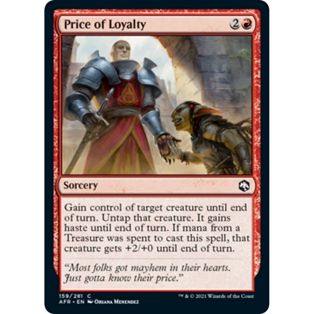 Image for Price of Loyalty (159) (AFR) - Magic: The Gathering