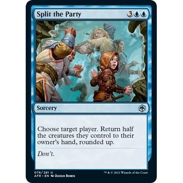 Image for Split the Party (76) (AFR) - Magic: The Gathering
