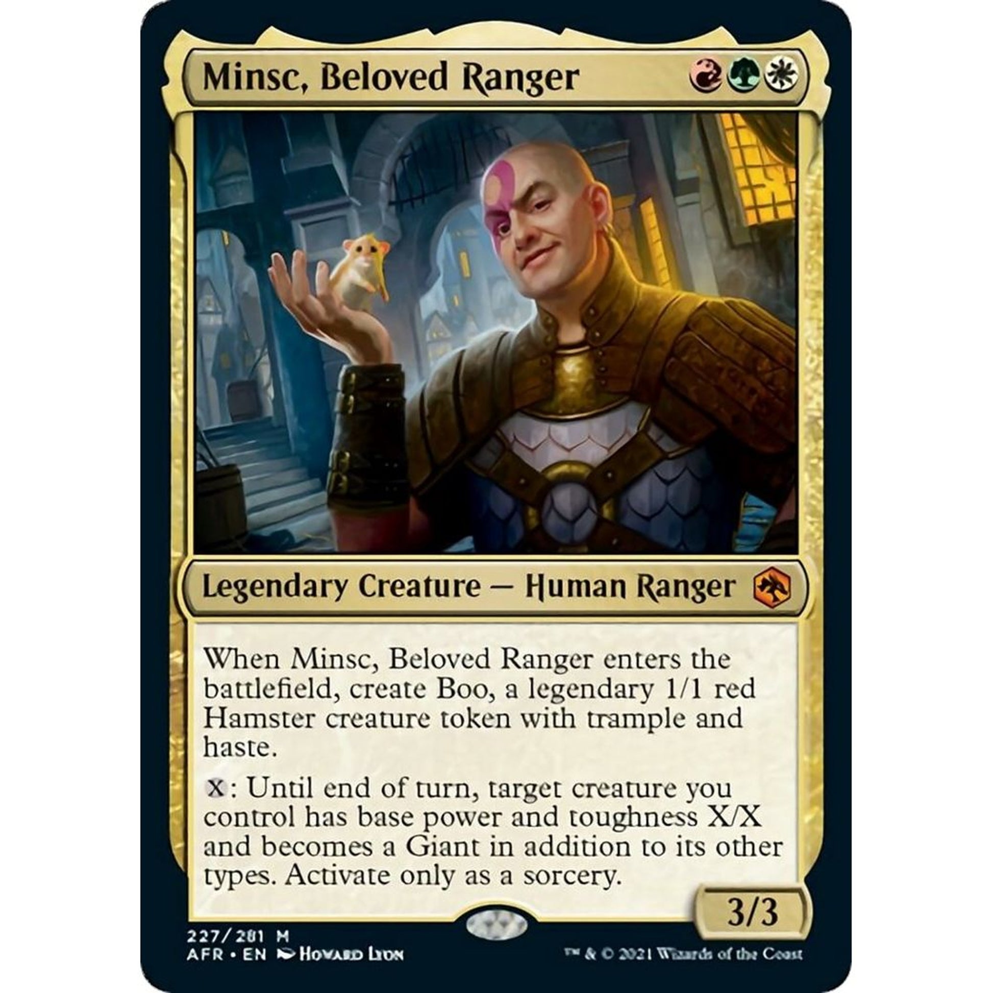 Image for Minsc, Beloved Ranger (227) (AFR) - Magic: The Gathering