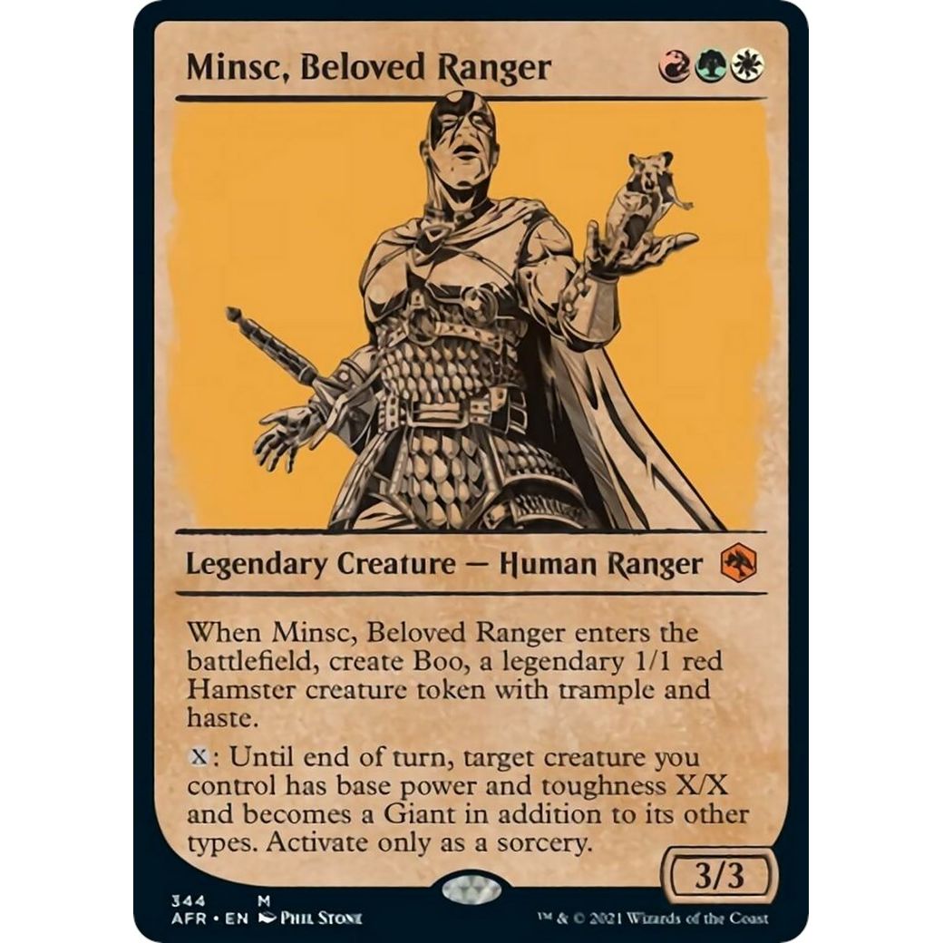 Image for Minsc, Beloved Ranger (Showcase) (344) (AFR) - Magic: The Gathering