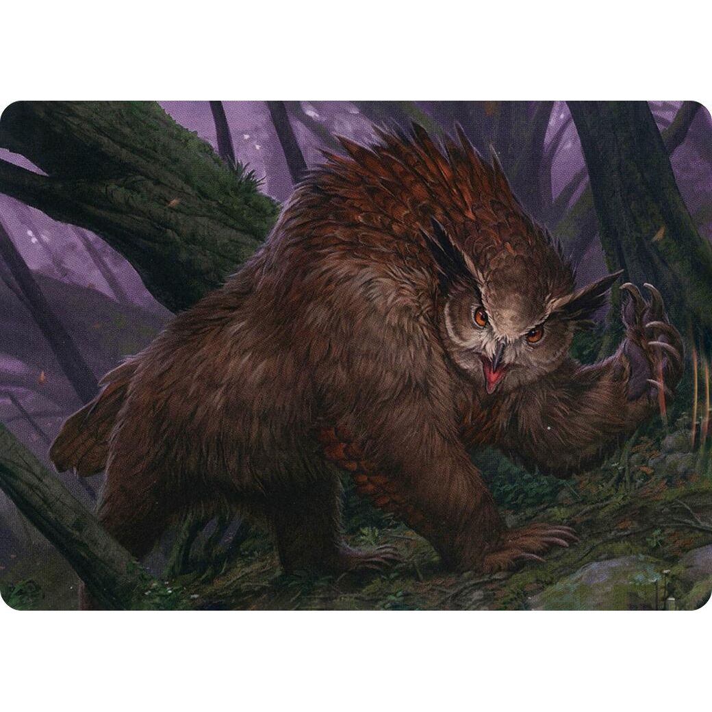 Image for Owlbear Art Card (15) (ASAFR) - Magic: The Gathering