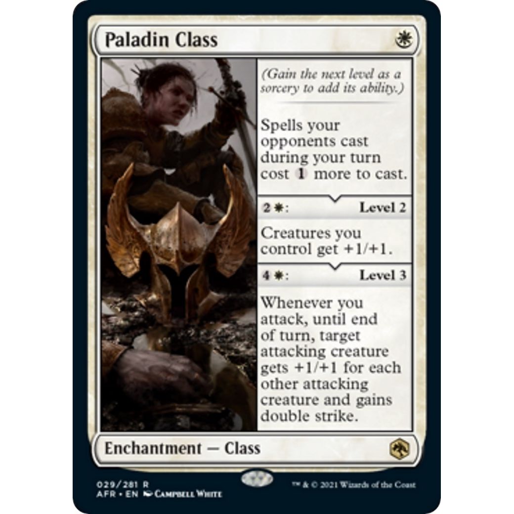 Image for Paladin Class (29) (AFR) - Magic: The Gathering