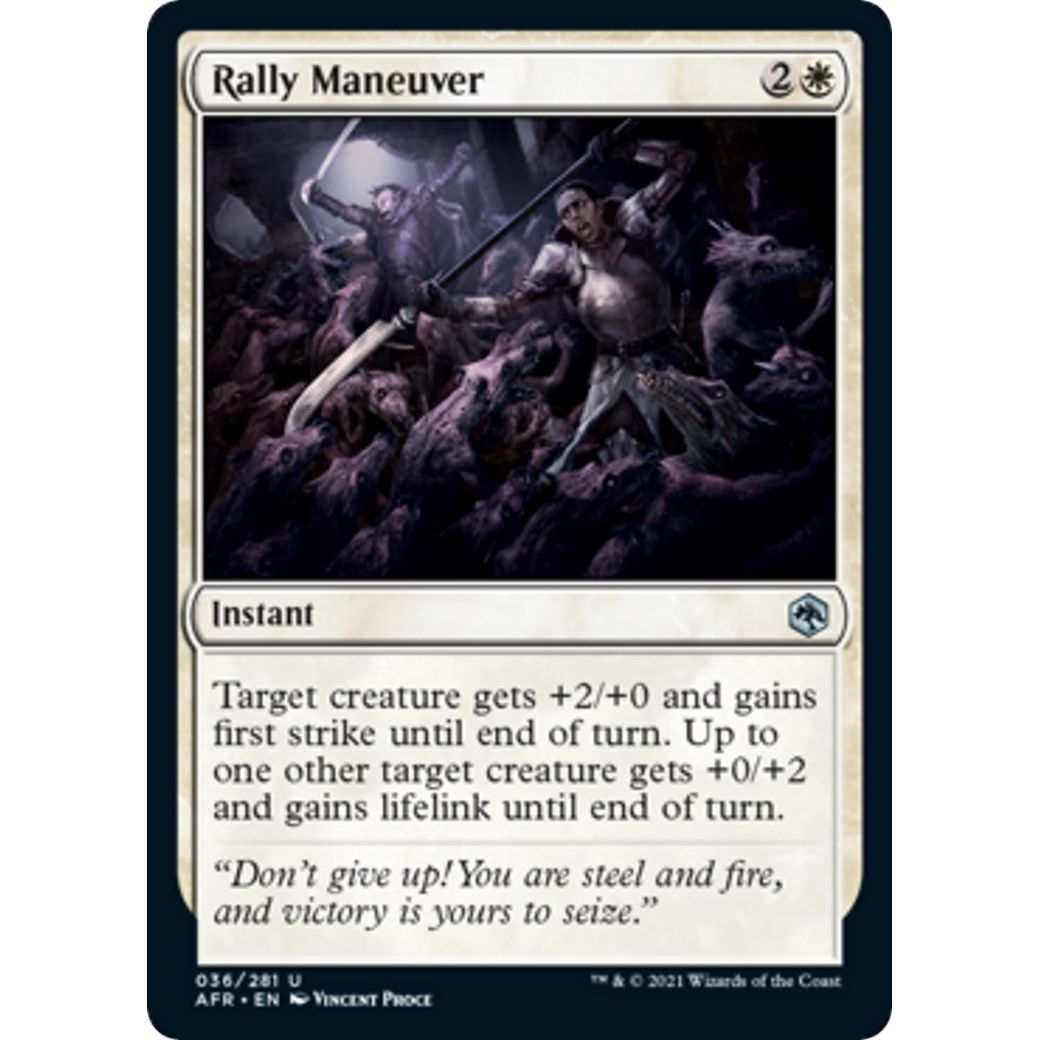 Image for Rally Maneuver (36) (AFR) - Magic: The Gathering