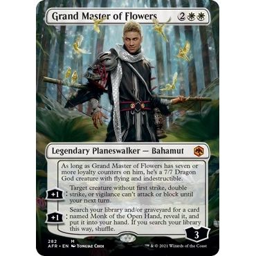 Image for Grand Master of Flowers (Borderless) (282) (AFR) - Magic: The Gathering