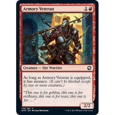 Image for Armory Veteran (130) (AFR) - Magic: The Gathering