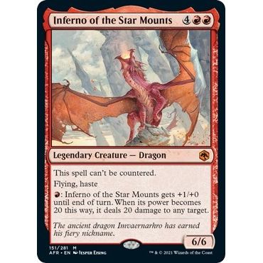 Image for Inferno of the Star Mounts (151) (AFR) - Magic: The Gathering