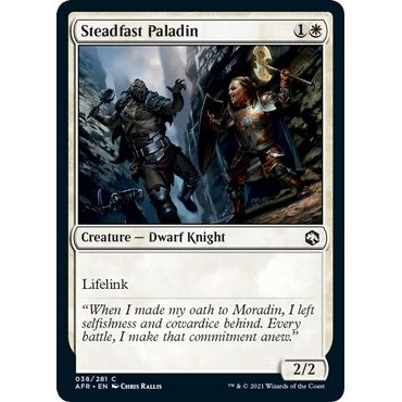 Image for Steadfast Paladin (38) (AFR) - Magic: The Gathering