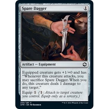 Image for Spare Dagger (250) (AFR) - Magic: The Gathering