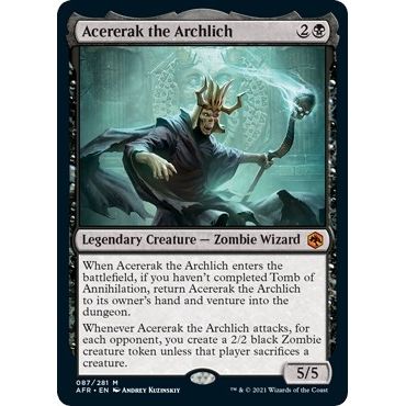 Image for Acererak the Archlich (87) (AFR) - Magic: The Gathering
