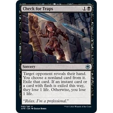 Image for Check for Traps (92) (AFR) - Magic: The Gathering