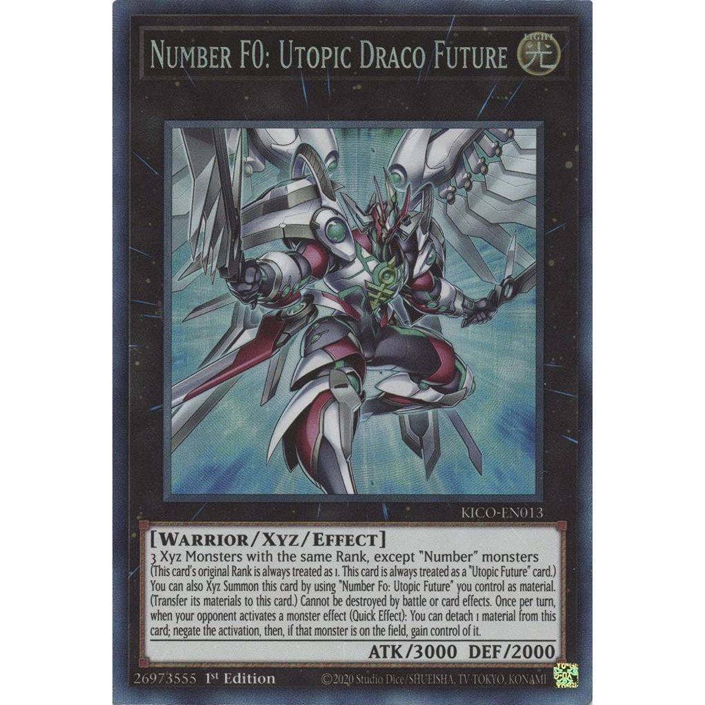 Image for Number F0: Utopic Draco Future (CR) (KICO-EN013) (KICO) - YuGiOh