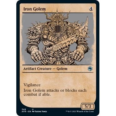 Image for Iron Golem (Showcase) (348) (AFR) - Magic: The Gathering