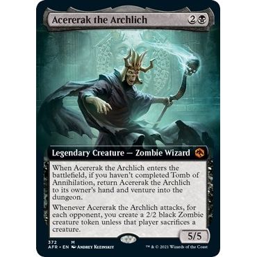Image for Acererak the Archlich (Extended Art) (372) (AFR) - Magic: The Gathering