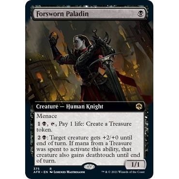 Image for Forsworn Paladin (Extended Art) (375) (AFR) - Magic: The Gathering
