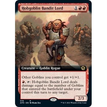 Image for Hobgoblin Bandit Lord (Extended Art) (379) (AFR) - Magic: The Gathering