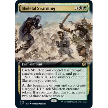 Image for Skeletal Swarming (Extended Art) (389) (AFR) - Magic: The Gathering