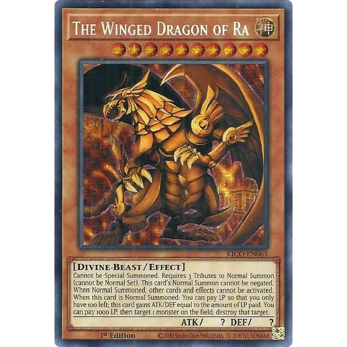 Image for The Winged Dragon of Ra (Secret Pharaoh's Rare) (KICO-EN065) (KICO) - YuGiOh