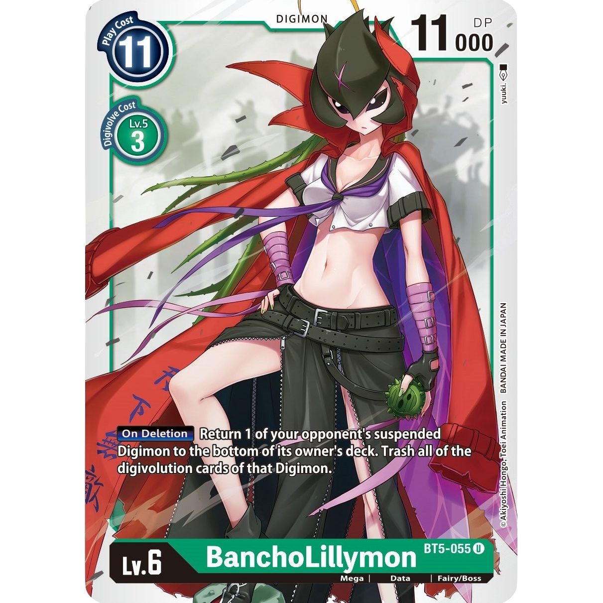 Image for BanchoLillymon (BT5-055 U) (BT05) - Digimon Card Game