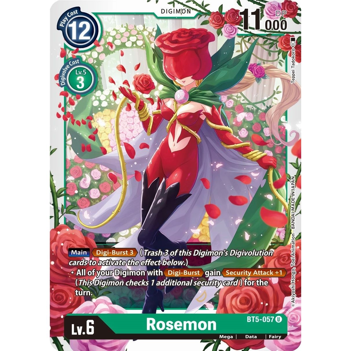 Image for Rosemon (BT5-057 U) (BT05) - Digimon Card Game