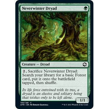 Image for Neverwinter Dryad (195) (AFR) - Magic: The Gathering
