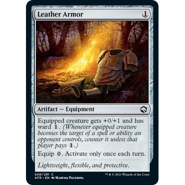 Image for Leather Armor (248) (AFR) - Magic: The Gathering