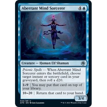 Image for Aberrant Mind Sorcerer (44) (AFR) - Magic: The Gathering