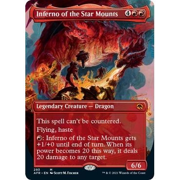 Image for Inferno of the Star Mounts (Borderless) (293) (AFR) - Magic: The Gathering