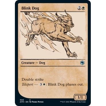 Image for Blink Dog (Showcase) (300) (AFR) - Magic: The Gathering